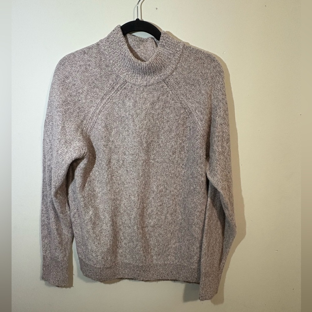 Abercrombie & Fitch women’s XL high‎ neck pullover sweater tan taupe color
